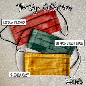 Handmade Fabric Masks Tie-Dye